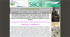 Desktop Screenshot of oleoessencial.com.br