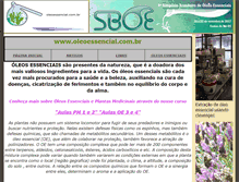 Tablet Screenshot of oleoessencial.com.br